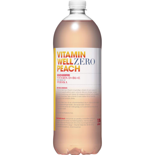 Peach Zero Vitamindryck Pet