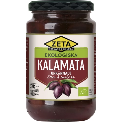 Kalamata Oliver Urkärnade Ekologiska