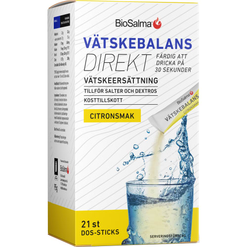 Vätskebalans Citron Vätskeersättning