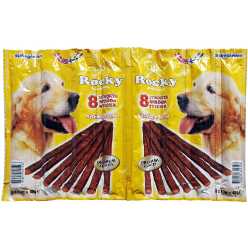 Ox & Lamm Rocky Sticks Hund Tugg 8-pack