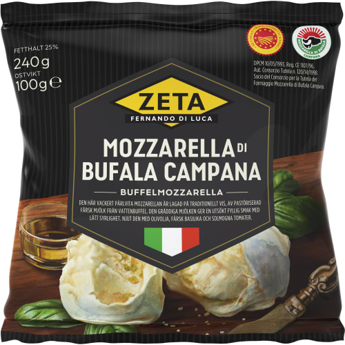 Mozzarella Bufala Campana 25%