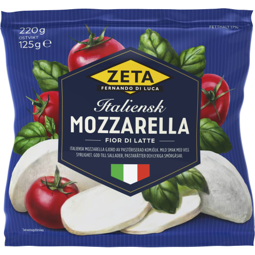 Mozzarella Italiensk 17%