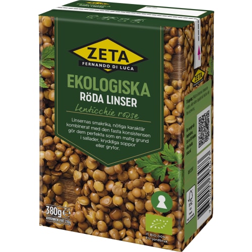 Röda Linser Ekologiska