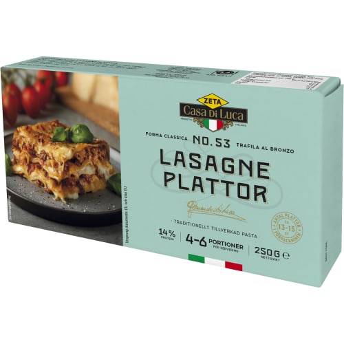 Lasagneplattor