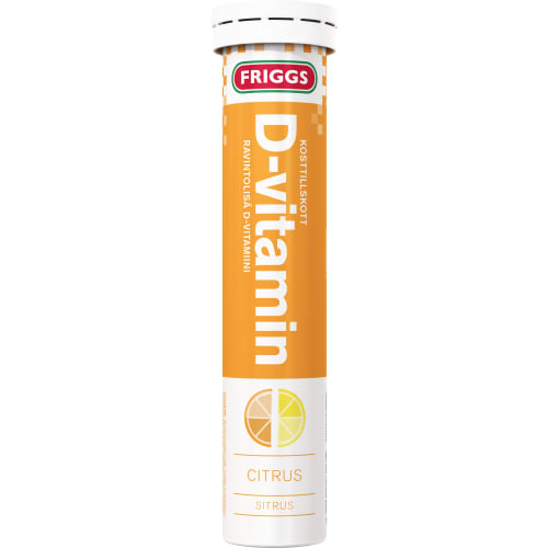 D-vitamin Citron Brustablett