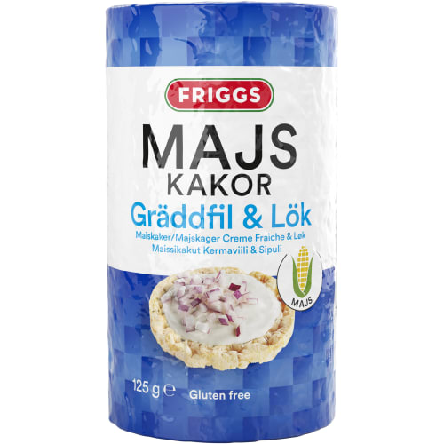 Gräddfil & Lök Majskakor