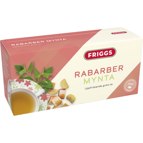 Rabarber Mynta Grönt Te