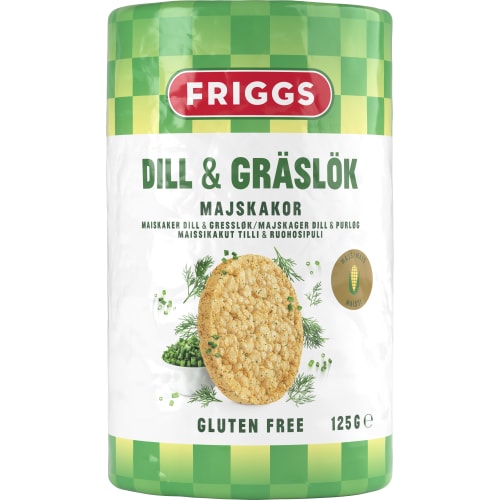 Dill Gräslök Majskakor