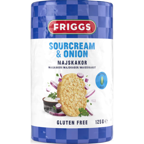 Sourcr/onion Majskakor