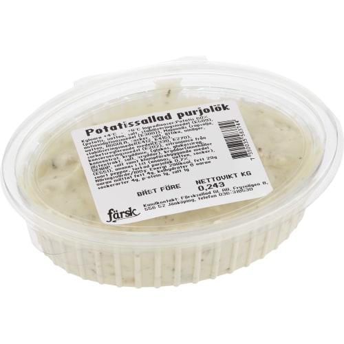 Potatissallad Purjo