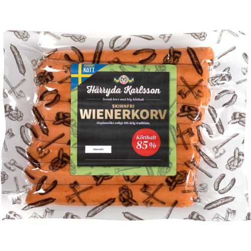 Wienerkorv Skinnfri