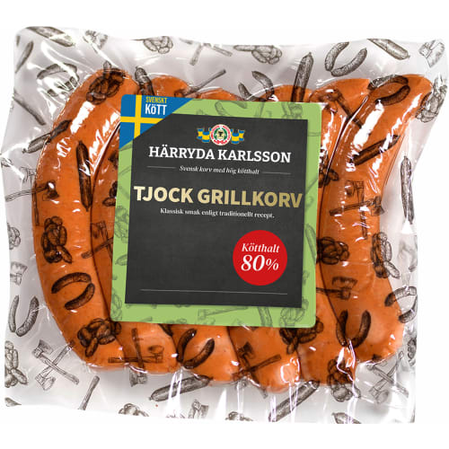 Grillkorv Tjock