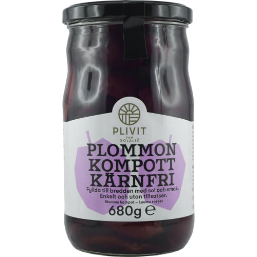 Plommonkompott Kärnfri