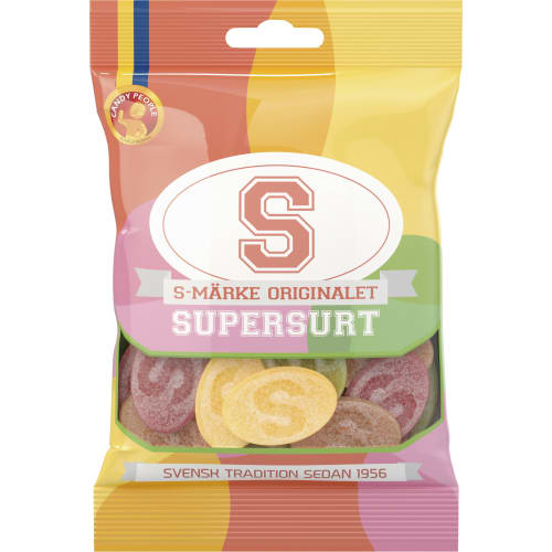 Supersurt S-märke