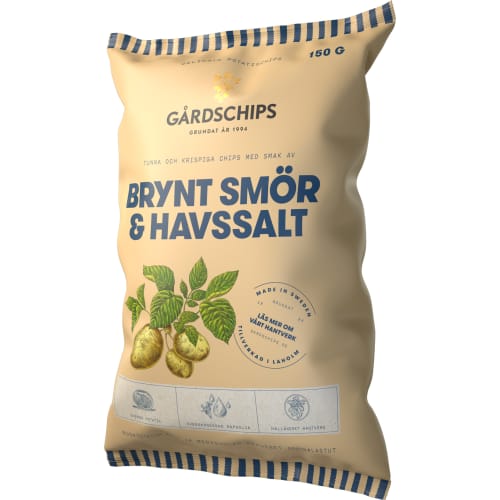 Havssalt Brynt Smör Chips
