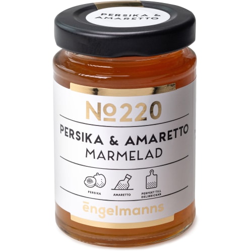 Persika &  Amaretto Marmelad