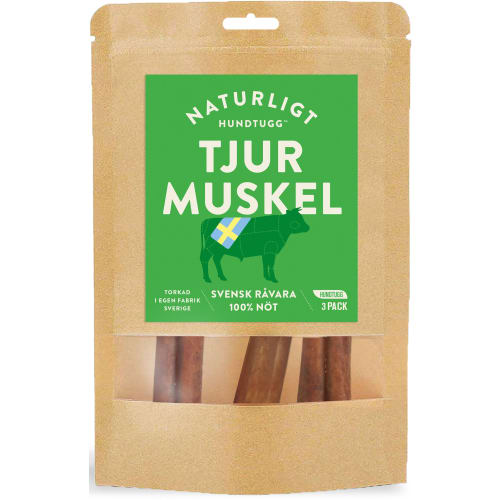 Tjurmuskel Hundgodis 3-pack