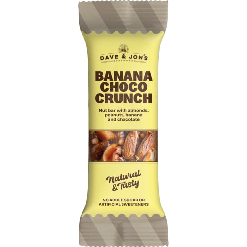 Nut Bar Banana Chocolate