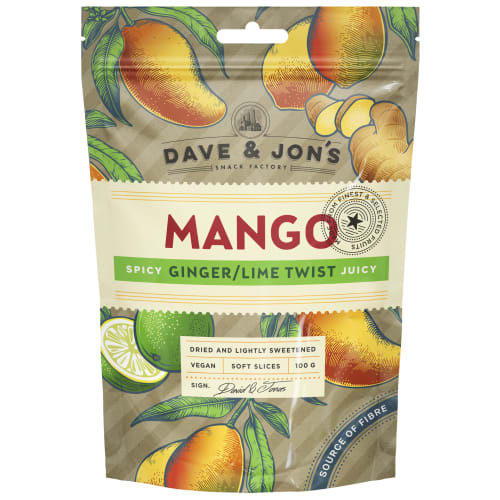 Mango Torkad Ginger Lime