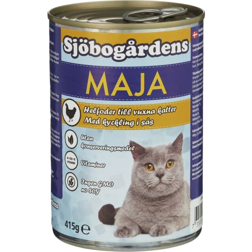 Kyckling i Sås Maja Kattmat Våt