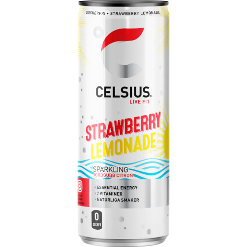 Strawberry Lemonade Energidryck, Burk