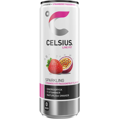 Strawberry Passionfruit Energidryck Burk