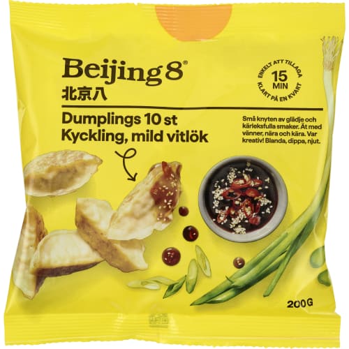 Beijing Dumpling Kyckling Mild Vitlök Frysta
