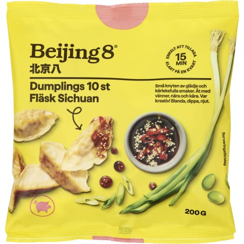 Beijing Dumpling Fläsk Sichuan 10st Frysta