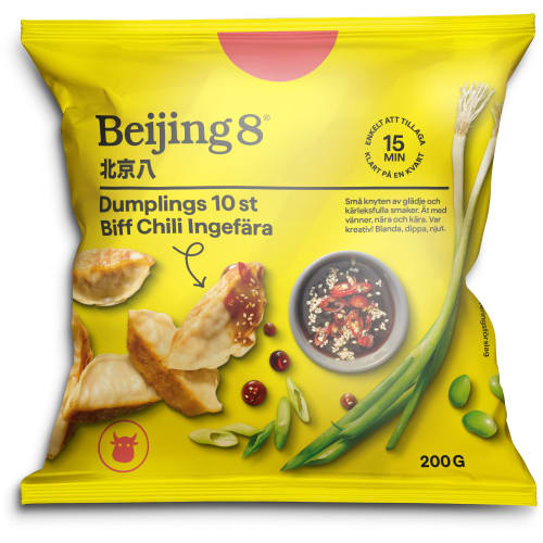 Dumpling Biff Chili Ingefära Frysta