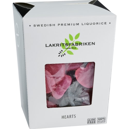 Hearts Raspberry Liquorice