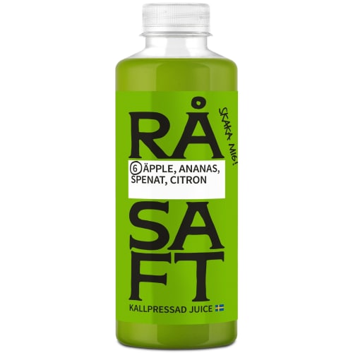 Äpple Ananas Spenat Citron Kallpressad Juice