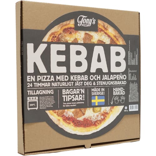 Kebab Pizza Fryst