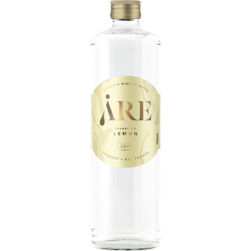 Sparkling Lemon Vatten, Glasflaska