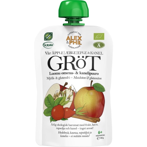Gröt Äpple Och Kanel Från 6 Månader