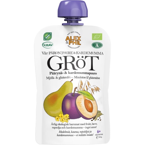 Gröt Päron Och Kardemumma Från 6 Månader