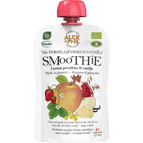 Persika Vanilj Smoothie Från 6 Månader