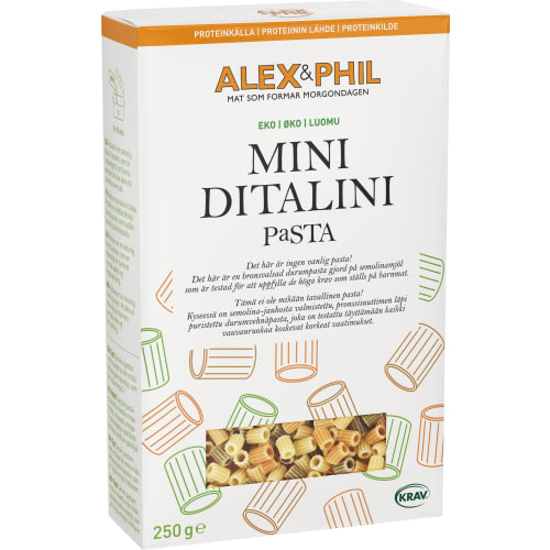 Mini Ditalini Från 1-3 År
