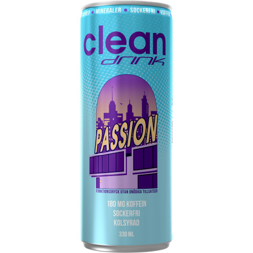 Passion med En Ton Apelsin Energidryck, Burk