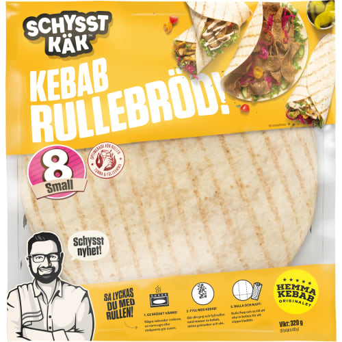 Kebabrullebröd Mini 8-pack