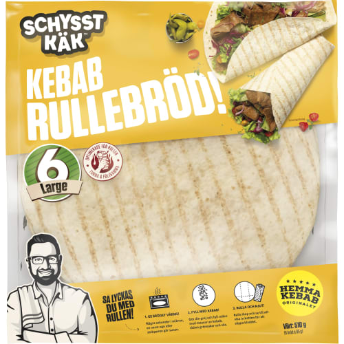 Kebabrullebröd Large 6-pack