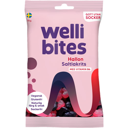 Hallon Lakrits Sockerfri Vegan
