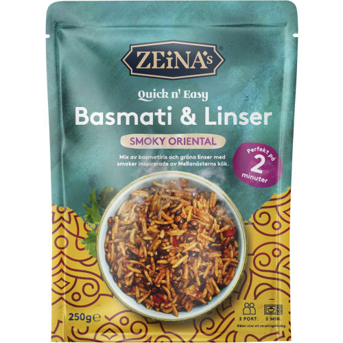 Basmati Linser Smoky Oriental Quick N' Easy/2 Port