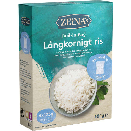 Långkornigtris Boil-in-bag 4x125g