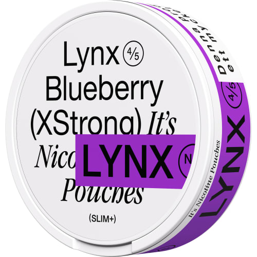 Lynx Blueberry Boost Str Tobaksfritt Snus