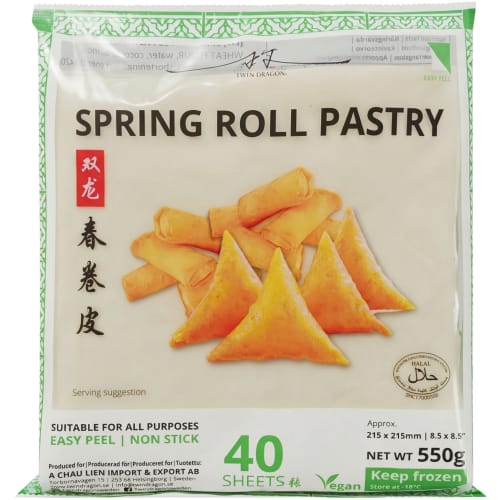 Spring Roll 215 X 215 X 40 Sheet Frysta/10-pack