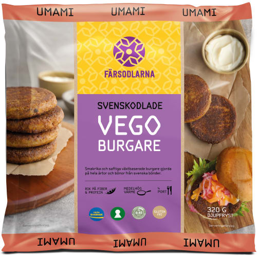 Vegoburgare Umami Frysta