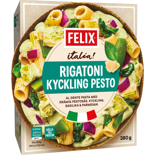 Rigatoni Kyckling Pesto