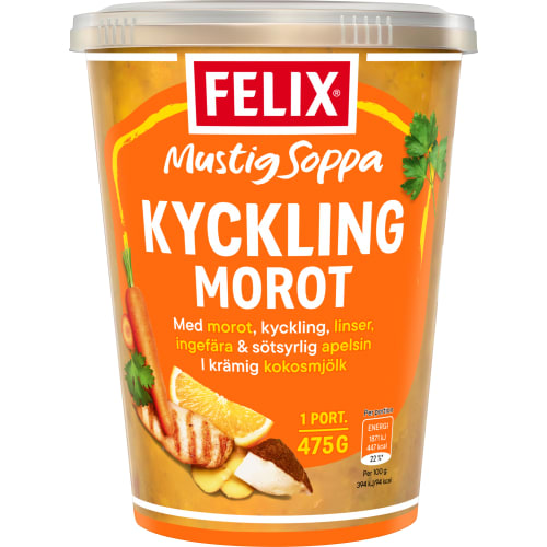 Kyckling/morot Soppa