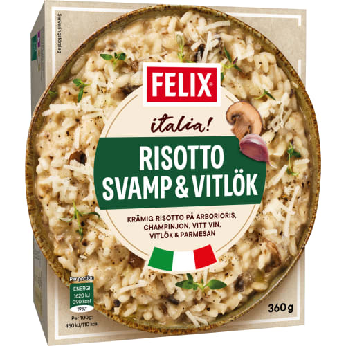 Risotto Svamp Vitlök