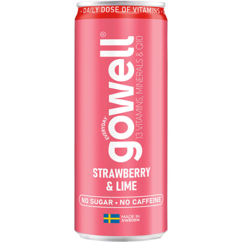 Jordgubb Lime Funktionsdryck Burk